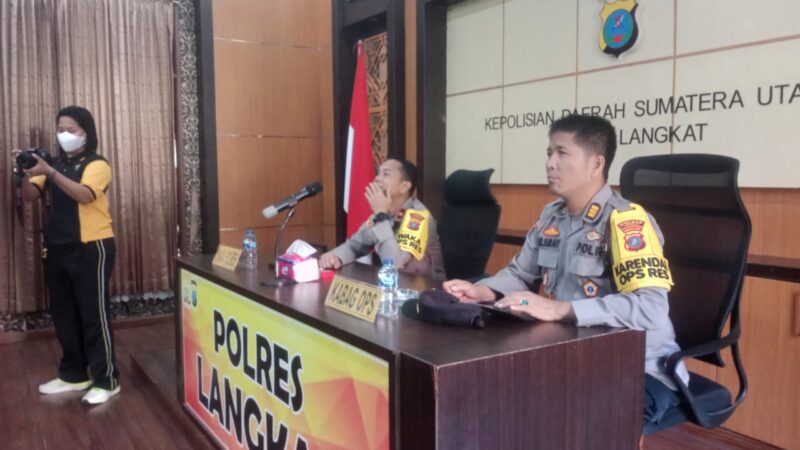 Kapolres Langkat Hadiri Laporan Kesatuan dan Penyerahan Memori Sertijab Kapolda Sumut