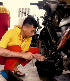 Rutan Kelas 1 Medan Mengikuti Pelatihan Praktek Sepeda Motor