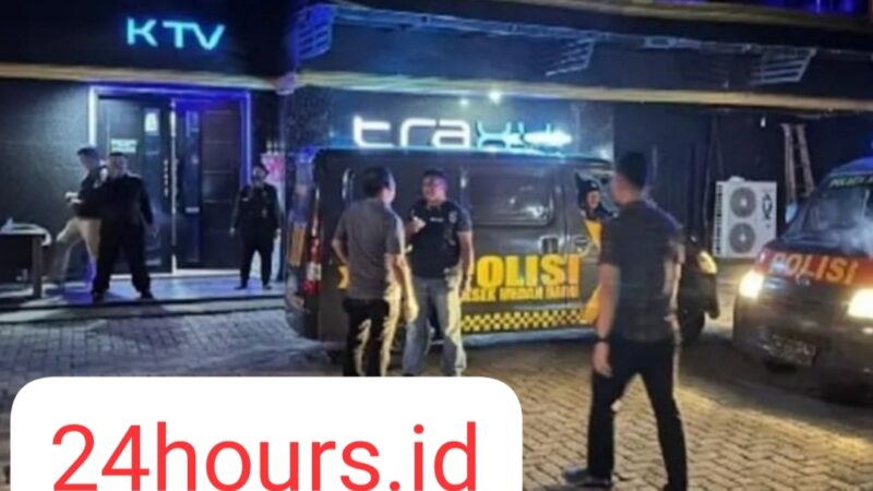 Polsek Medan Baru Kembali Melakukan Razia Tempat Hiburan Malam (THM) Traxx Club & KTV di Jalan Nibung, Kelurahan Petisah Tengah
