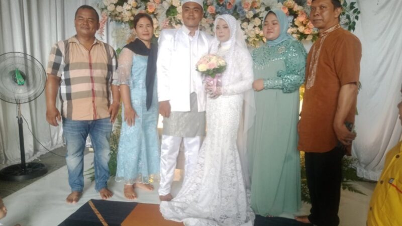 Selamat Berbahagia Dea Adelia Br.Sembiring & Muhammad Salim Sembiring Kembaren Atas Pernikahannya Di Desa Namu Gajah