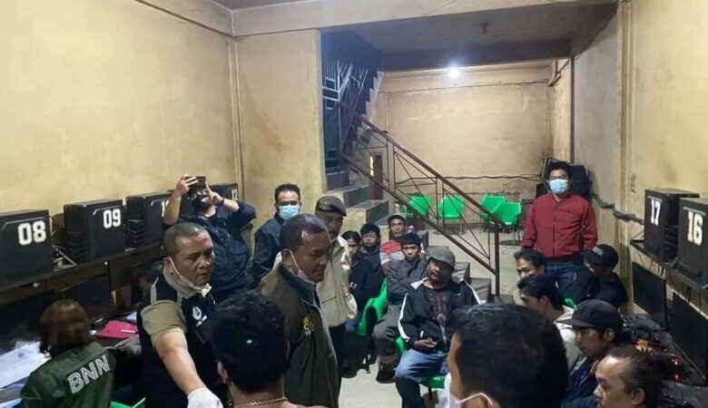 Polres Tanah Karo Bersama BNNK Karo Gelar Razia, Amankan 21 Orang Pengguna Narkoba