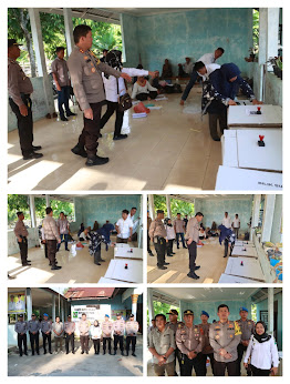 Kapolres Simalungun, AKBP Ronald F.C Sipayung, S.H., S.I.K., M.H., Melaksanakan Monitoring Pelaksanaan Pemilihan Pangulu Nagori (Pilpanag)