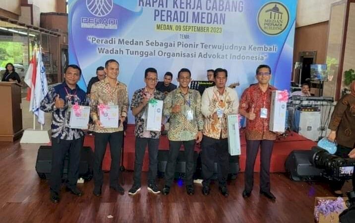 Rapat Kerja Cabang (Rakercab) DPC PERADI KOTA MEDAN Tahun 2023 Di Royal Sumatera