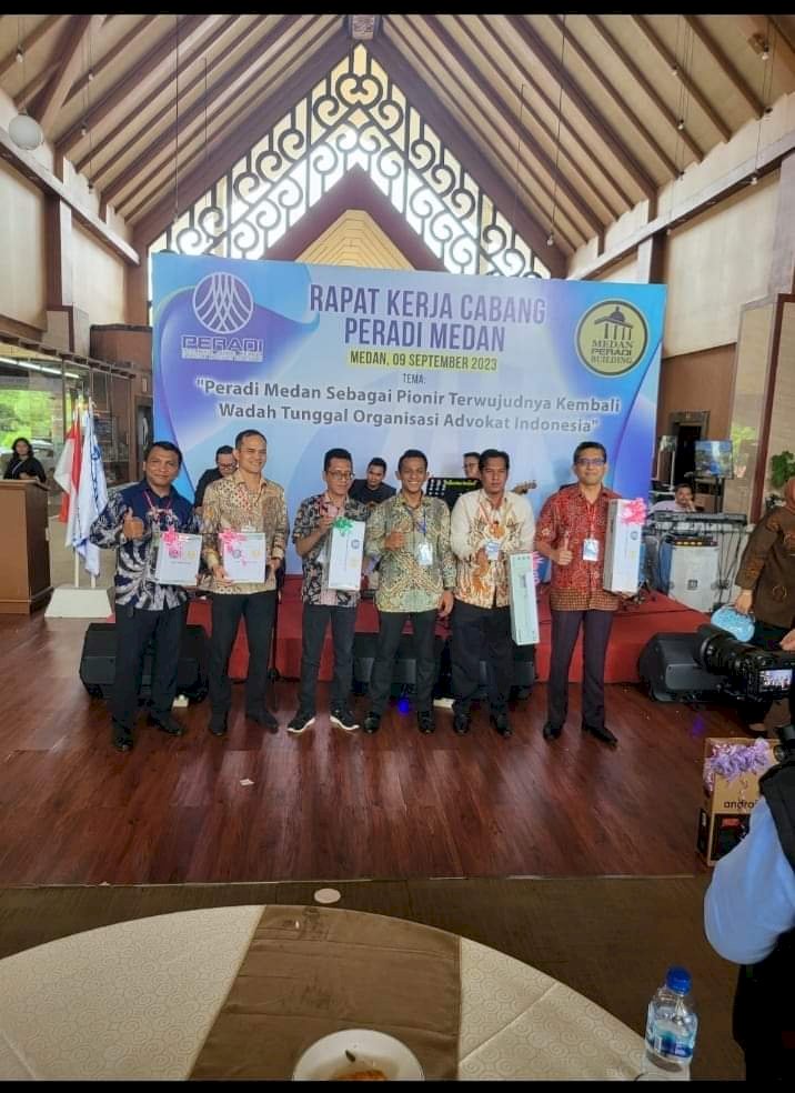 Rapat Kerja Cabang (Rakercab) DPC PERADI KOTA MEDAN Tahun 2023 Di Royal Sumatera