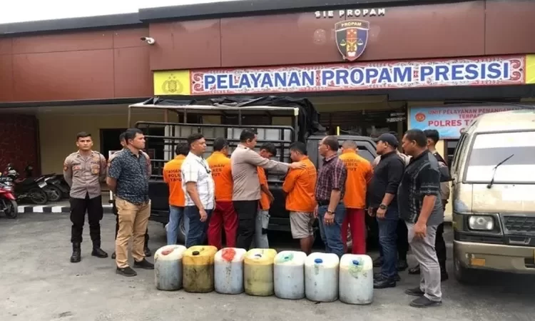 Polda Sumut dan Polres Taput Berhasil Amankan 5 Pelaku Penyelewengan BBM Bio Solar Bersubsidi