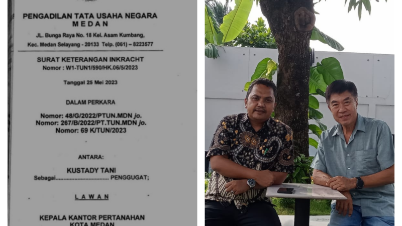 Kustady Tani Tuntut Batalkan SHM 3389, Kuasa Hukum Minta Mahkamah Agung Beri Keputusan yang Adil