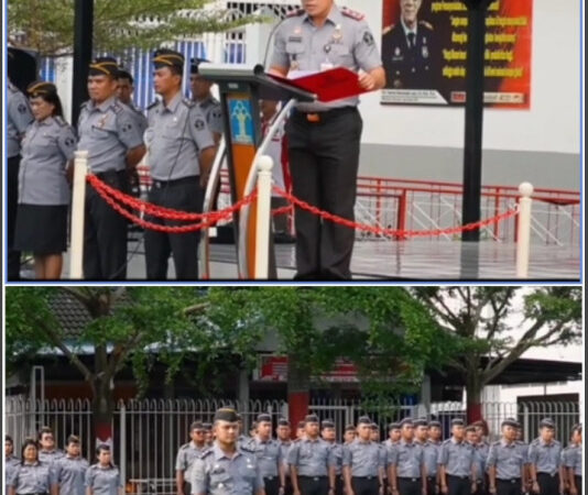 Rutan Kelas I Medan Kanwil Kemenkumham Sumut, Gelar Upacara Peringatan Hari Kesaktian Pancasila.