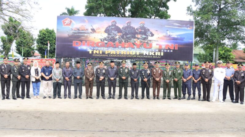 Polres Binjai Sambut Semarak HUT TNI Ke 78 Tahun 2023
