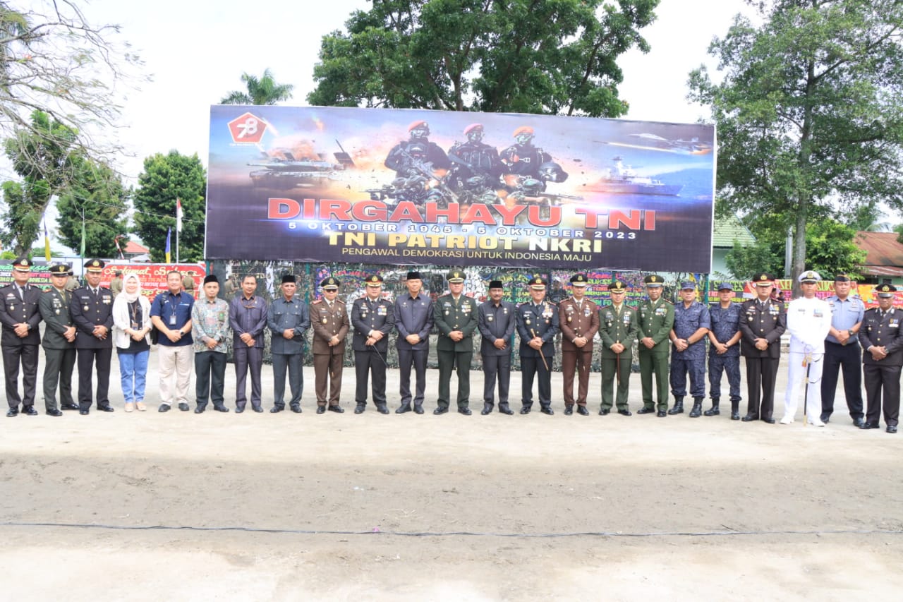 Polres Binjai Sambut Semarak HUT TNI Ke 78 Tahun 2023