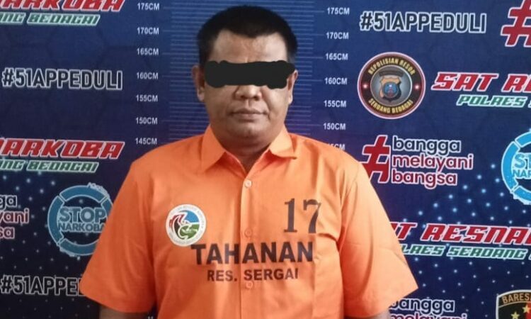 Satuan Reserse Narkoba Polres Serdang Bedagai Bekuk Terduga Pengedar Narkoba di Kecamatan Teluk Mengkudu