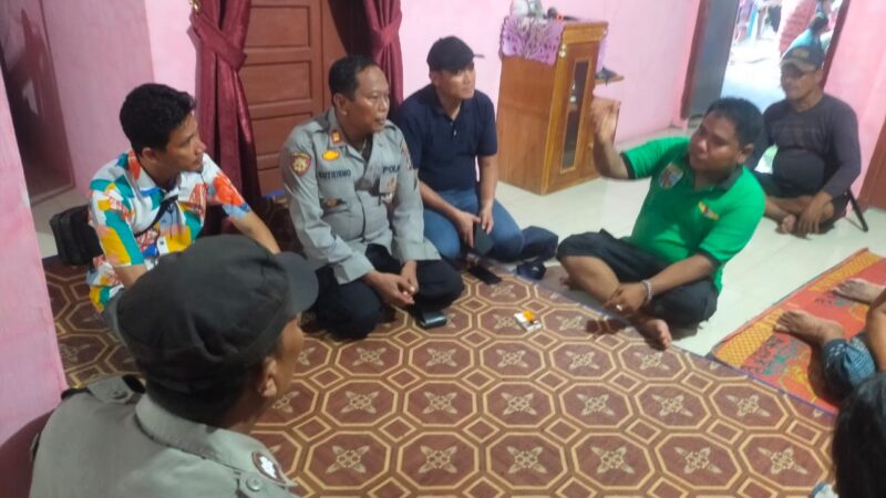 Gerak Cepat Kapolsek Dan Kanit Reskrim Begitu dapat Kabar langsung Ke TKP Maslah Penemuan Mayat Di Aliran Sungai Batang Serangan
