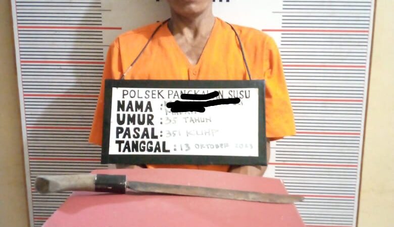 Polsek Pangkalan Susu Ungkap Kasus dan amankan Pelaku Tindak Pidana Penganiayaan