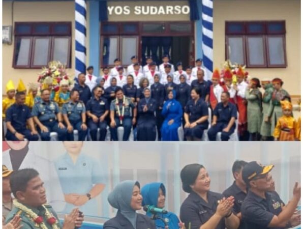 Gedung Yos Sudarso SMK Hang Tuah Yang Meresmikan Langsung Ketua Umum Jalasenastri TNI AL Ny. Fera Muhammad Ali selaku Pembina Yayasan Hang Tuah