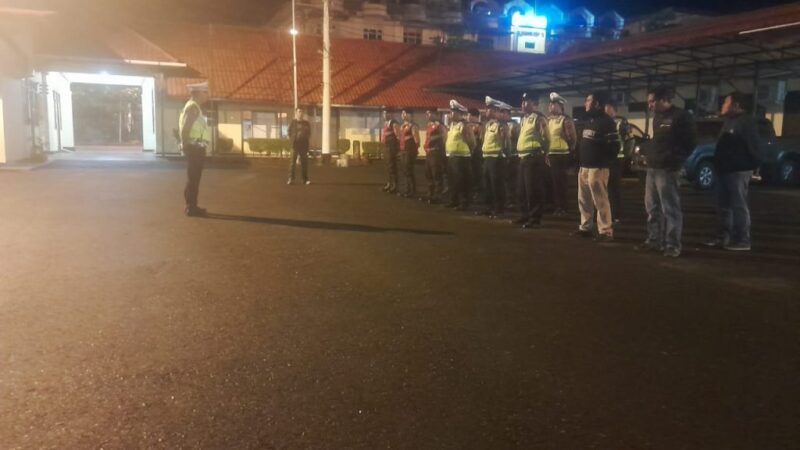 Patroli Presisi Polres Tebing Tinggi Tingkatkan Keamanan Di Malam Hari