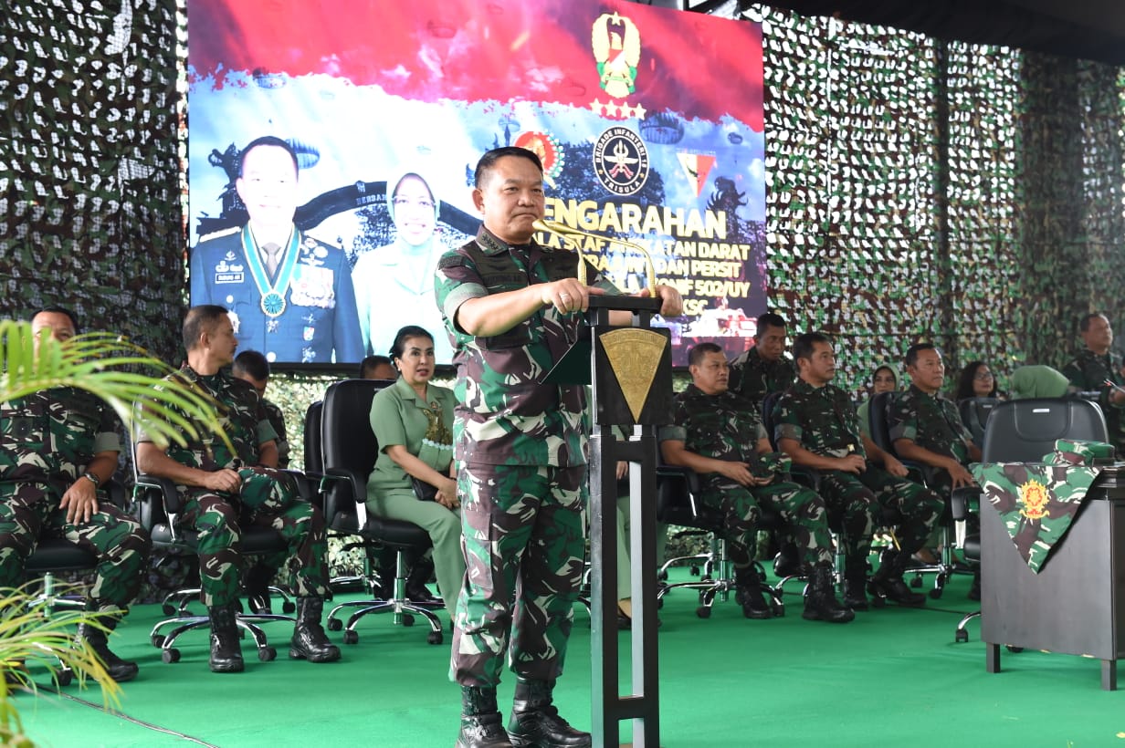 Kunker ke Brigif 18/Trisula Kostrad, Kasad Janji Perhatikan Perumahan Prajuri