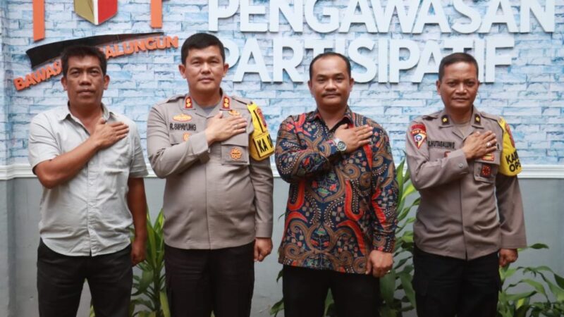 Kapolres Simalungun Lakukan Kunjungan dan Silaturahmi ke Kantor BAWASLU Simalungun