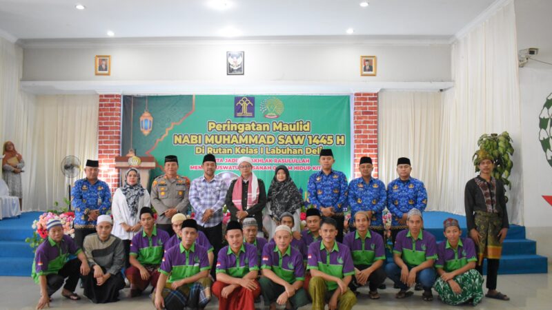 Khidmat dan Meriah, Rutan Labuhan Deli Gelar Peringatan Maulid Nabi Muhammad SAW 1445 Hijriah / 2023 M