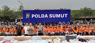 Polda Sumut Berhasil Tangkap Ribuan Pelaku Jaringan Narkoba 2023