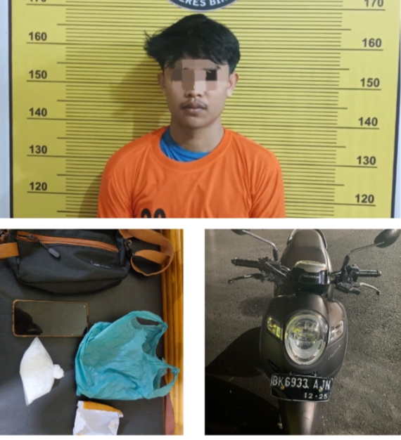 Sat Narkoba Polres Binjai Berhasil  Melakukan Penangkapan Bandar Narkoba 