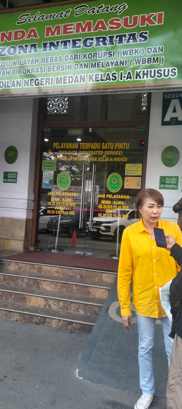 Wilson Haryanto Tidak  Hadir Untuk Amar Kedua PN Medan Diwakilkan Oleh Pengacaranya Fahmi SH, Jesica Tan Sangat Kecewa Berat