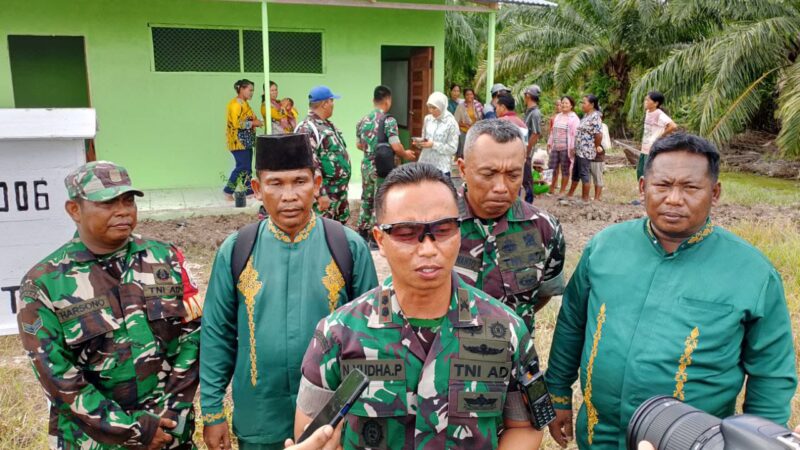 Sempat Viral, Kodim 0321 Rohil Akhirnya Berhasil Bangun Sekolah Di Kecamatan Pekaitan