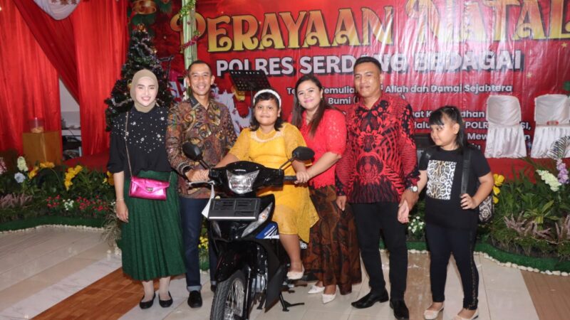 Perayaan Natal Keluarga Besar Polres Serdang Bedagai (Sergai) Yang Dilaksanakan Di Sergai Kupie