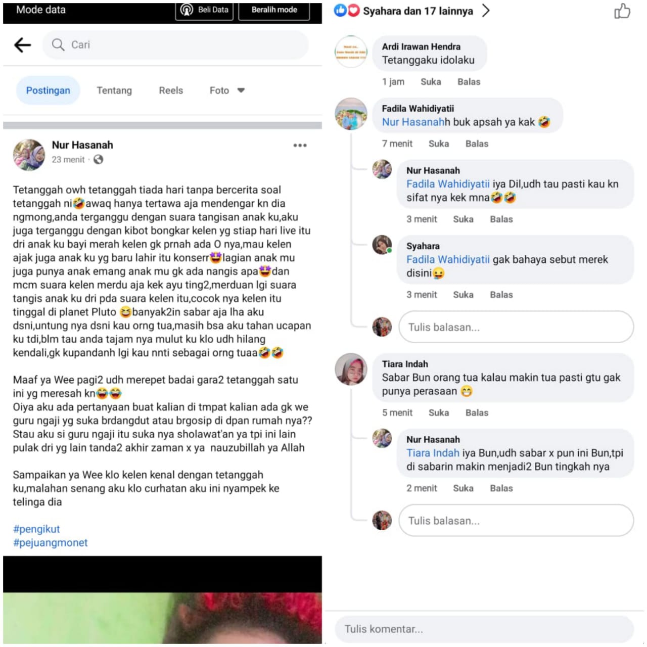 Guru Ngaji Dihina di Facebook, Sarah : Saya Akan Laporkan Pemilik Akun Tersebut ke Polisi