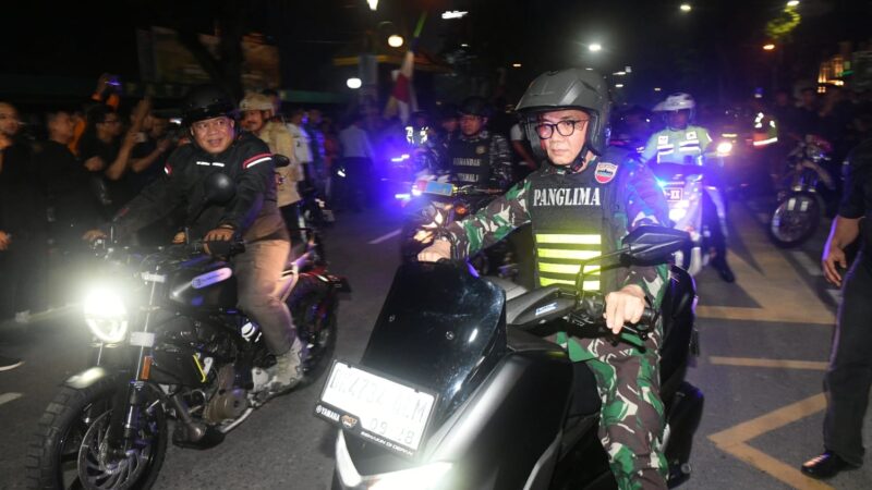 Bersama Forkopimda Monitoring Malam Pergantian Tahun Baru 2024