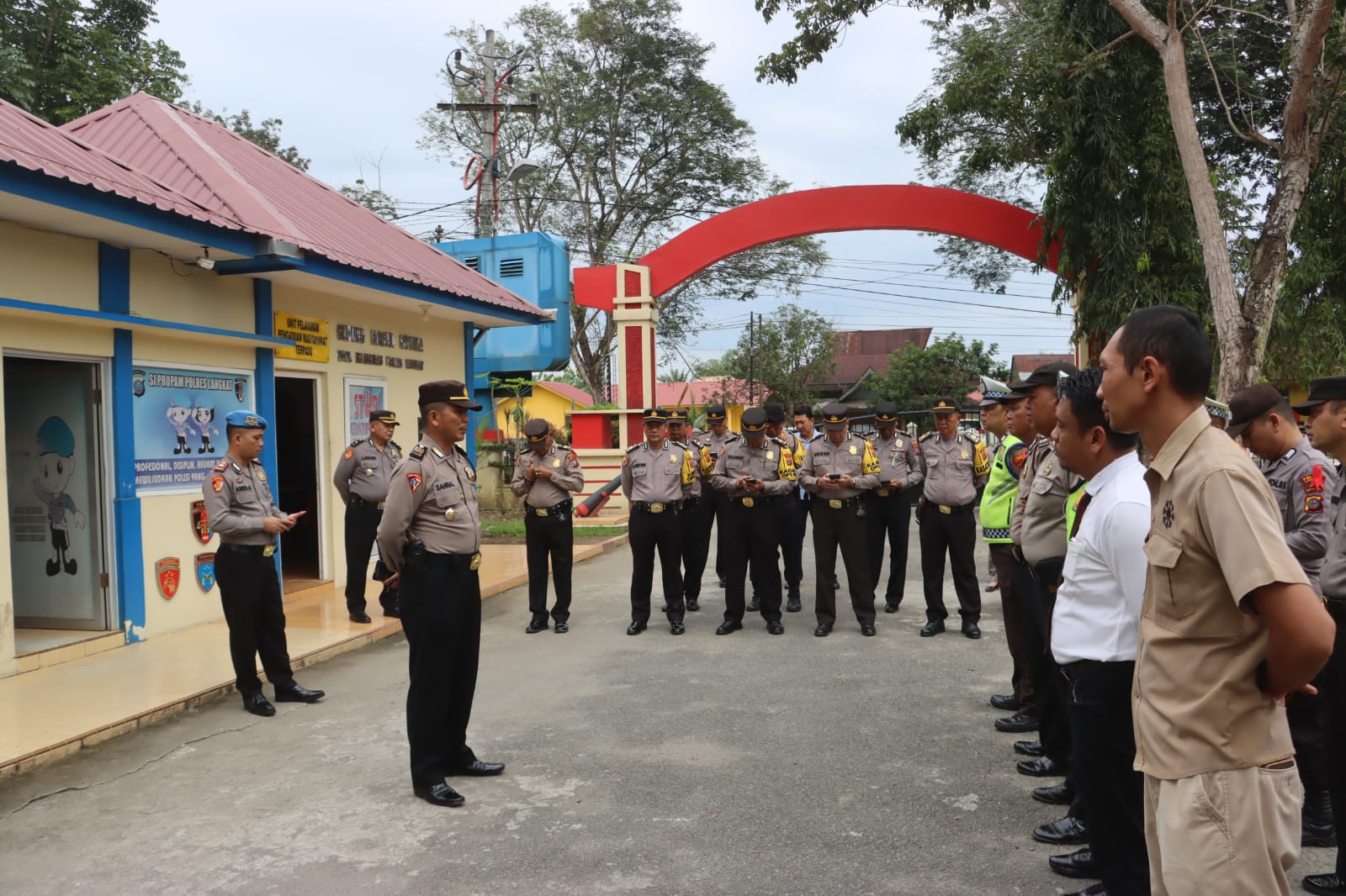 Selesai Ops Lilin 2023, Polres Langkat melaksanakan Kegiatan Rutin Yang Ditingkatkan (KRYD).