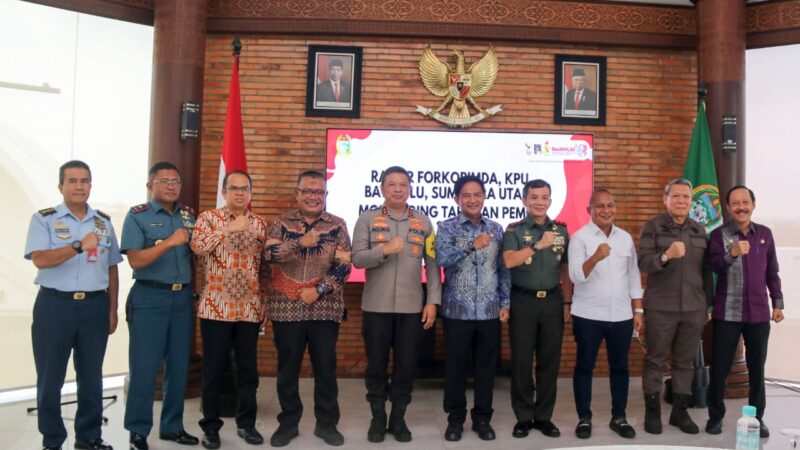 Pimpin Rakor Monitoring, *Pj Gubernur Pastikan Persiapan Pemilu 2024 Sesuai Tahapan