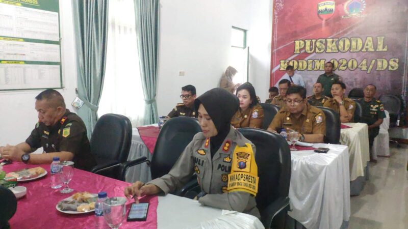Perkuat Sinergitas, Mewakili Kapolresta Deli Serdang, Wakapolresta Deli Serdang Hadiri Kegiatan Komunikasi Sosial Di Makodim 0204/DS