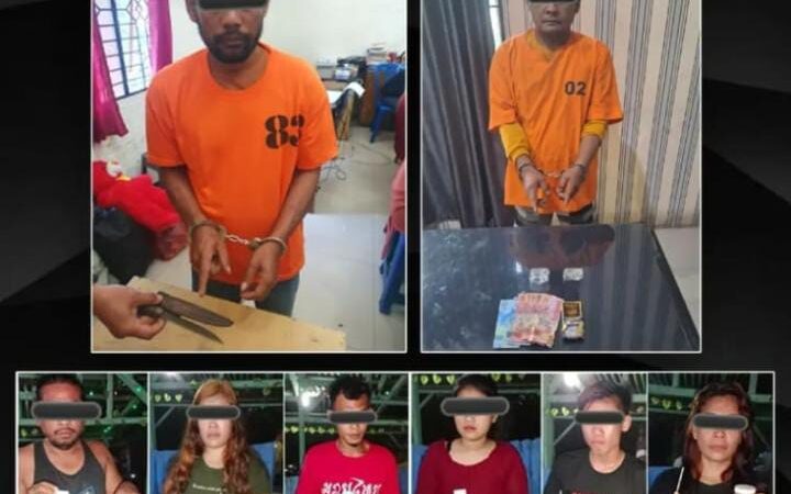 Polres Tanah Karo Grebek Cafe Desa Lau Pengulu, ‘JS’ Pemilik Cafe Ikut Ditangkap