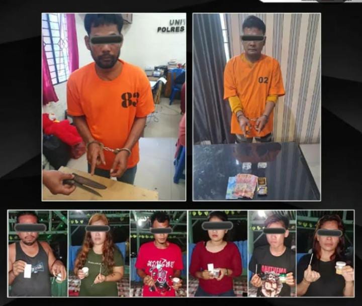 Polres Tanah Karo Grebek Cafe Desa Lau Pengulu, ‘JS’ Pemilik Cafe Ikut Ditangkap