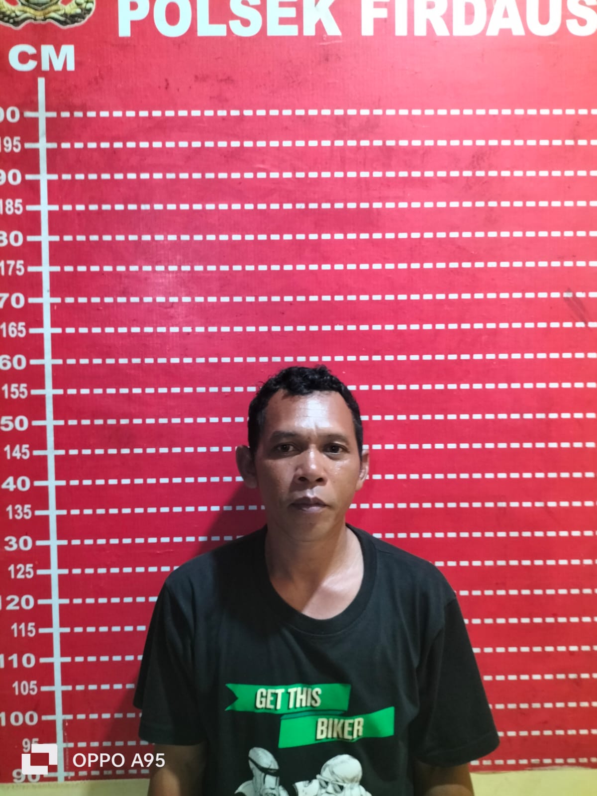 Polsek Firdaus Polres Serdang Bedagai (Sergai) Berhasil menangkap Seorang Pria Terduga Pengedar Sabu