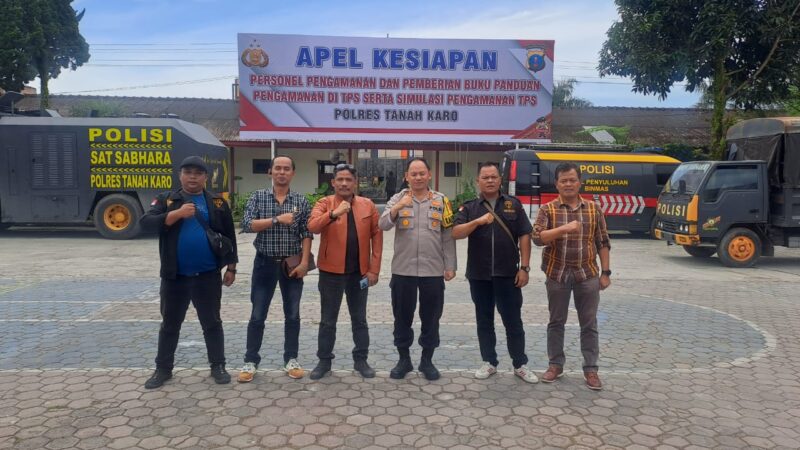 ketua LSM Penjara Sumut Bersama Tim Bersilaturahmi Dengan Kapolres kabupaten Karo 