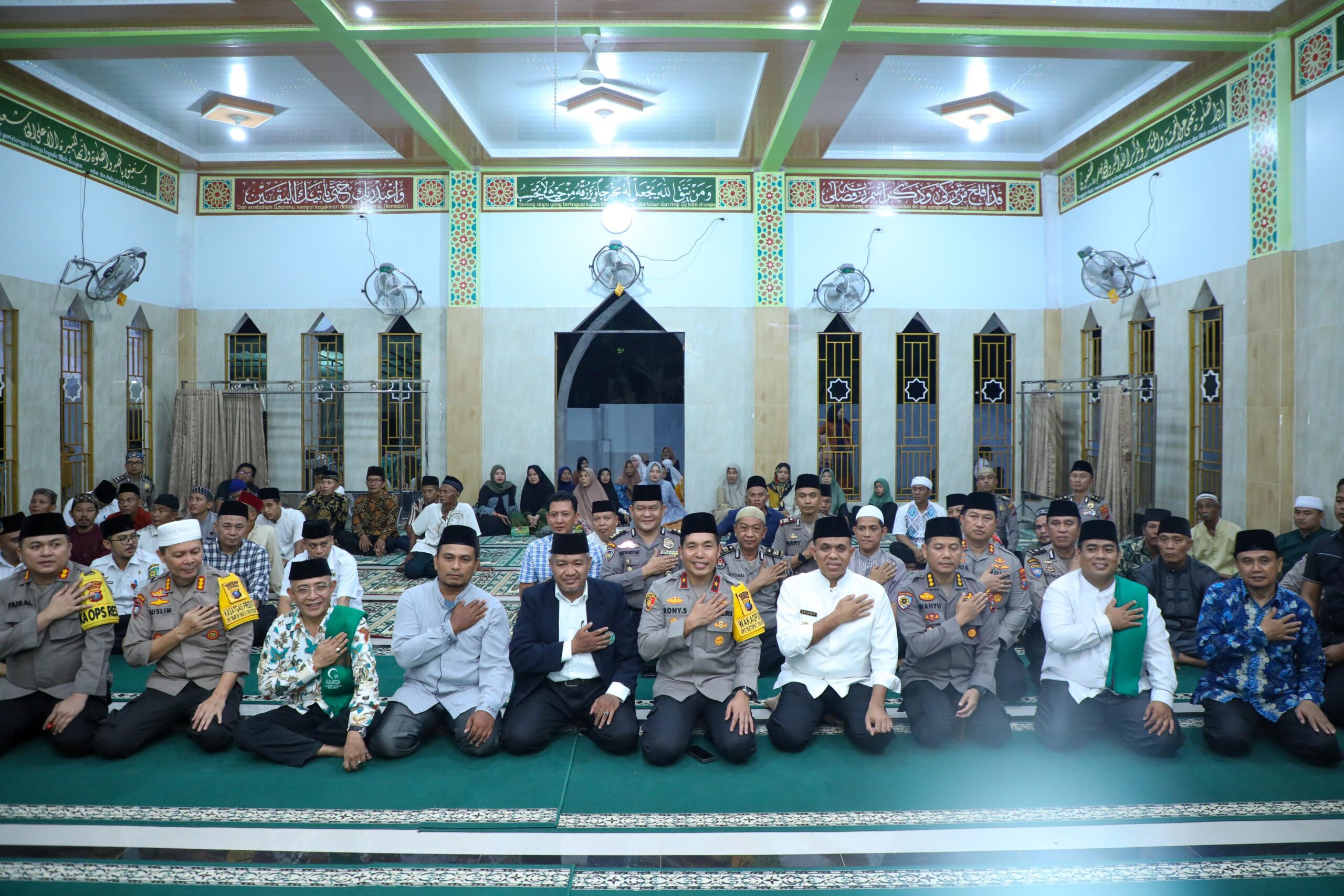 Kapolres Langkat Sambut Kunjungan Wakapolda Sumut Dalam Rangka Safari Ramadhan