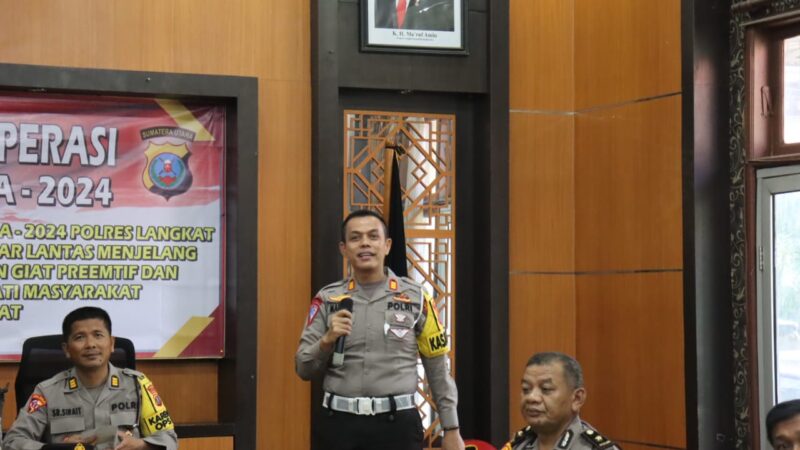 Sat Lantas Polres Langkat Prioritaskan Kecamatan Tanjung Pura Guna Antisipasi Kemacetan Saat Mudik