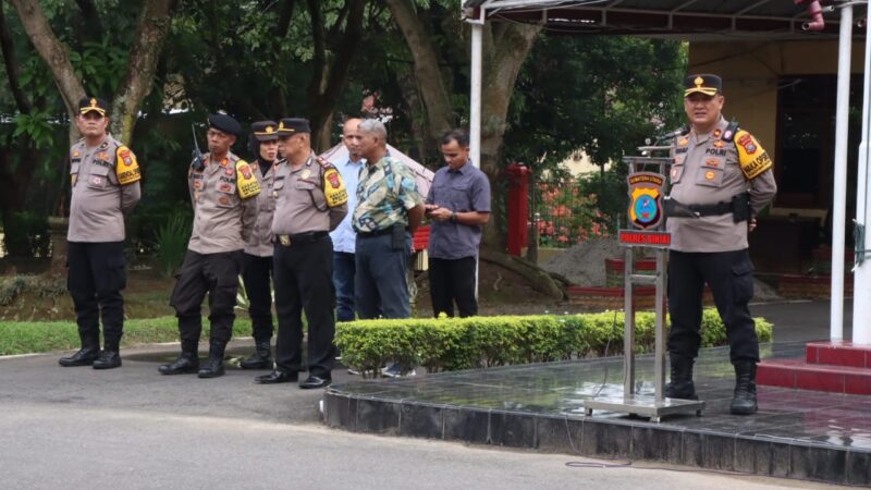 Polres Binjai Turunkan Personil Amankan Malam Takbiran 1445 H Tahun 2024