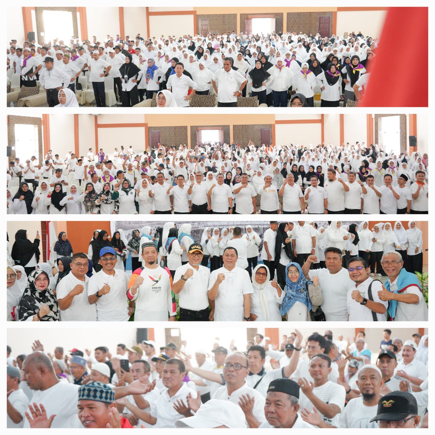 Launching Senam Haji Indonesia Diikuti Lebih 28 Ribu Jemaah* *Kemenag RI Lounching Senam Haji dan Batik Haji Indonesia