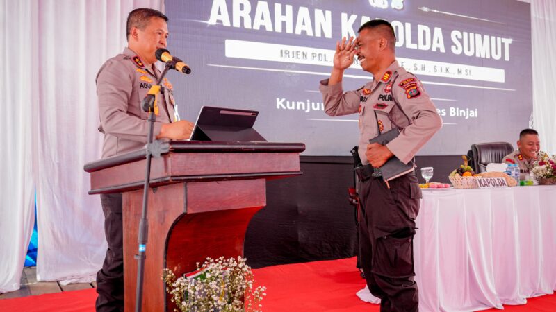 Kapolda Sumut Berangkatkan Umroh Anggotanya, Kali Ini Kasat Sabhara Binjai Tegak Lurus Tolak Setoran Judi