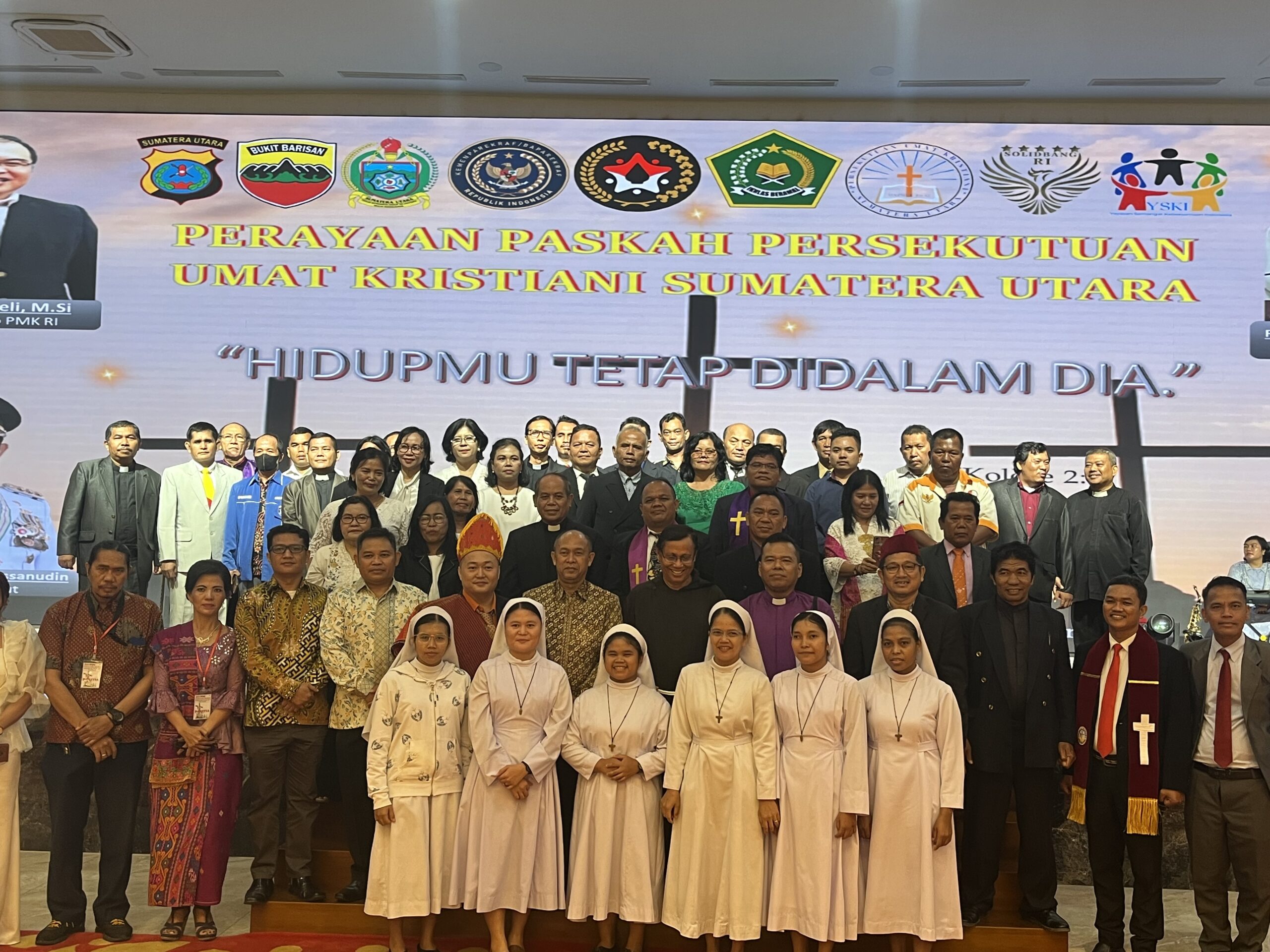Perayaan Paskah Persekutuan Umat Kristiani Sumut Berjalan Sukses Dan Meriah