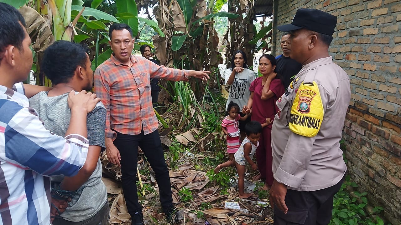 Polsek Tanjung Beringin Berhasil Mengamankan Seorang Pria Pencuri  Dusun III Buantan Desa Pekan Tanjung Beringin