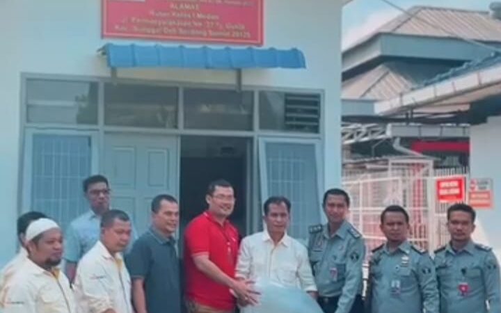 Rutan Kelas I Medan Terima Bantuan 2000 Bibit Ikan Lele dari Dinas Kelautan dan Perikanan Sumut