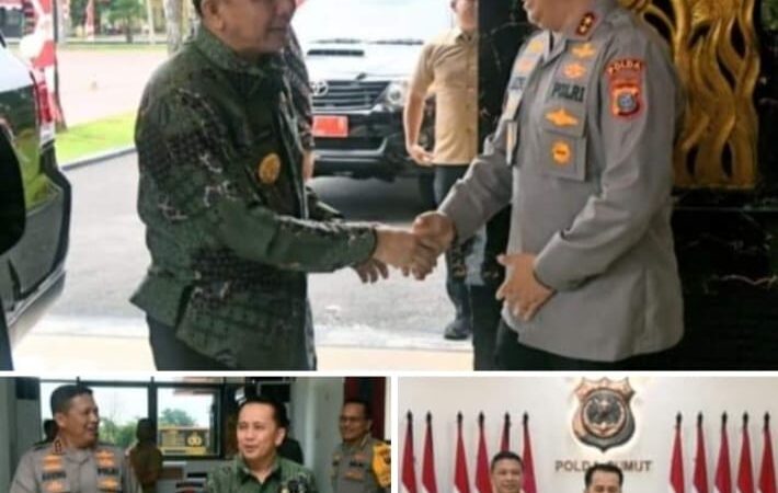 Pj Gubernur Sumut Langsung Bekerja, Bahas Persiapan PON XXI dan Pilkada dengan Kapolda