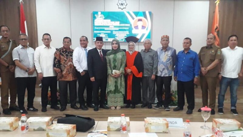 Pengawas Ahli Utama Provinsi Sumut Mhd Fitriyus Raih Gelar Doktor