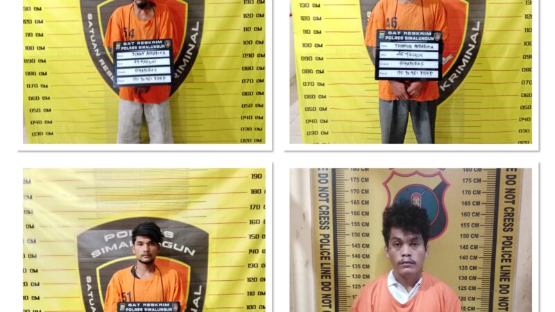 Polres Simalungun Berhasil Menangkap Pelaku Penganiayaan Karyawan PT TPL Di Desa Nagori Sihaporas