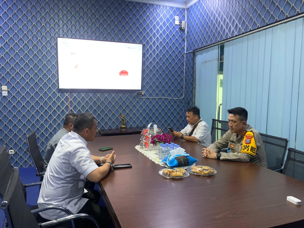 Kapolres Binjai Jumpai Kadishub Binjai Jalin Erat Silaturahmi