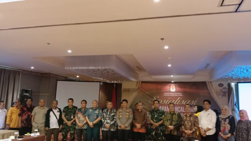 KPU Sumut Sosialisasi Tahapan Pencalonan Gubernur dan Wakil Gubernur Sumut 2024