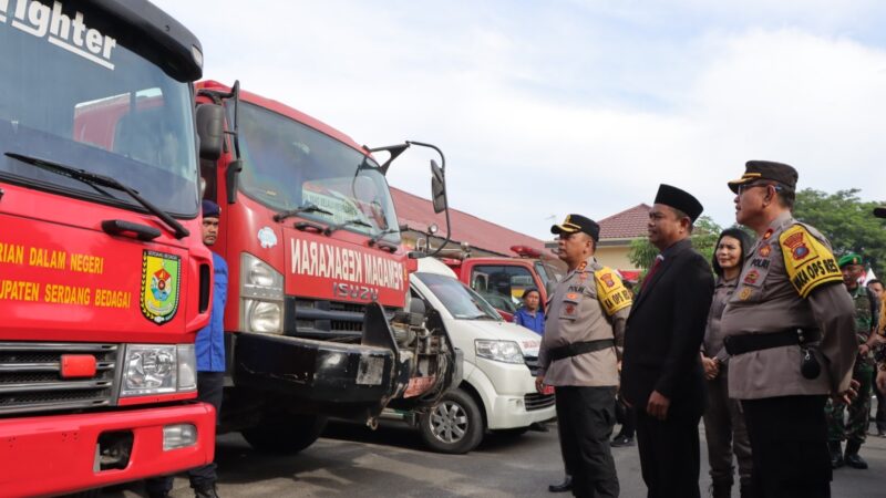Apel Kesiapan Antisipasi Bencana Alam KARHUTLA 2024 di Polres Sergai