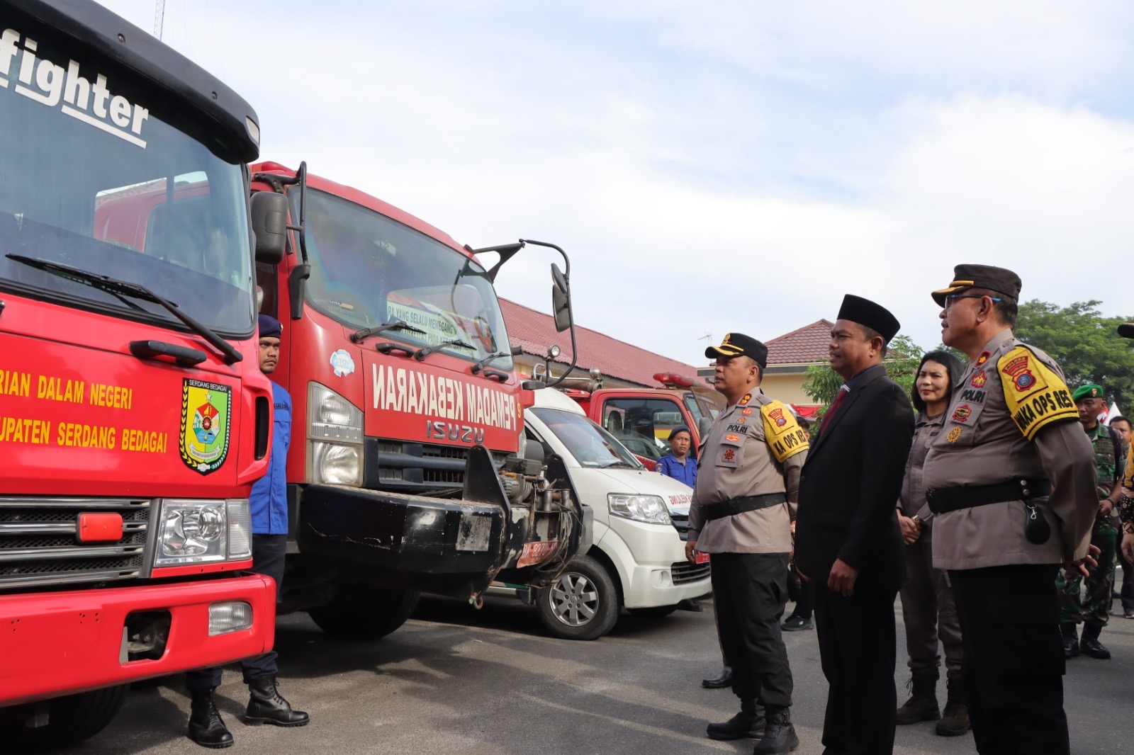 Apel Kesiapan Antisipasi Bencana Alam KARHUTLA 2024 di Polres Sergai